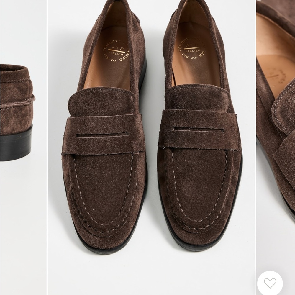 ATP worn once suede Aurelia loafers
